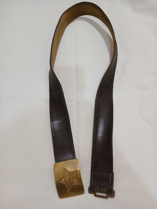 Солдатский Ремень кожаный. Производство СССР, В отличном состоянии.