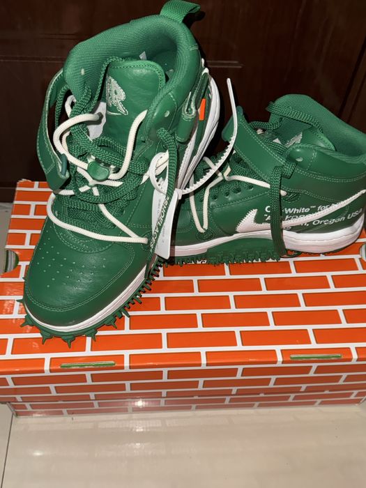 Vand Off White x Nike Air Force 1 Mid "Pine Green"