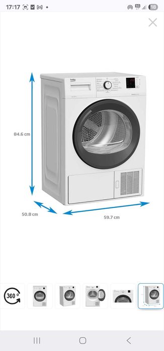 Сушилня Beko Ecogentle technology