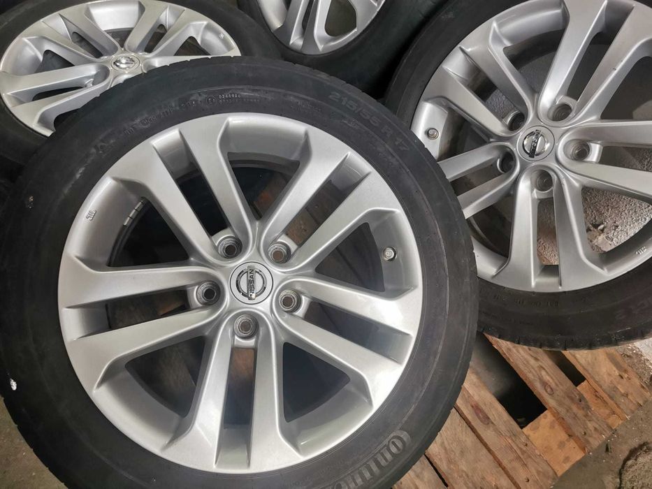 Jante originale Nissan Juke / Qashqai  R. 17 cu anvelope de vara