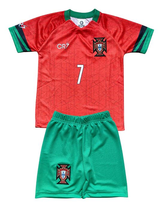 Детски футболен екип Португалия Роналдо Portugal Ronaldo тениска шорти