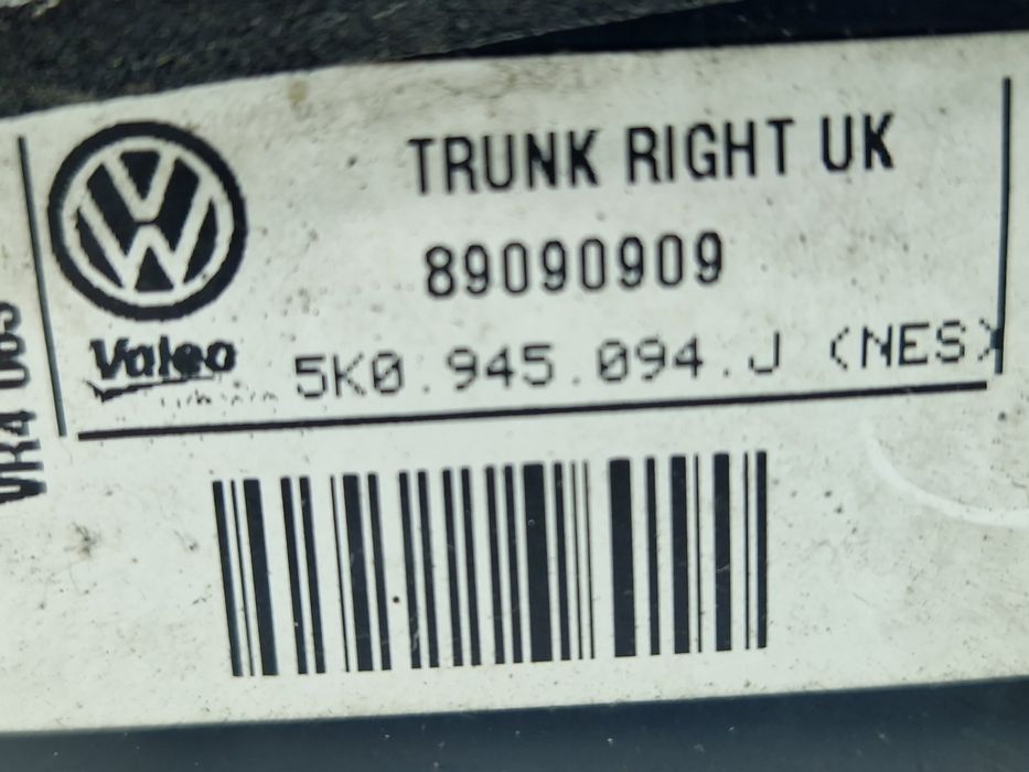Stop haion dreapta Volkswagen Golf 6 (5K1) [Fabr 2009-2013] 5K0945094