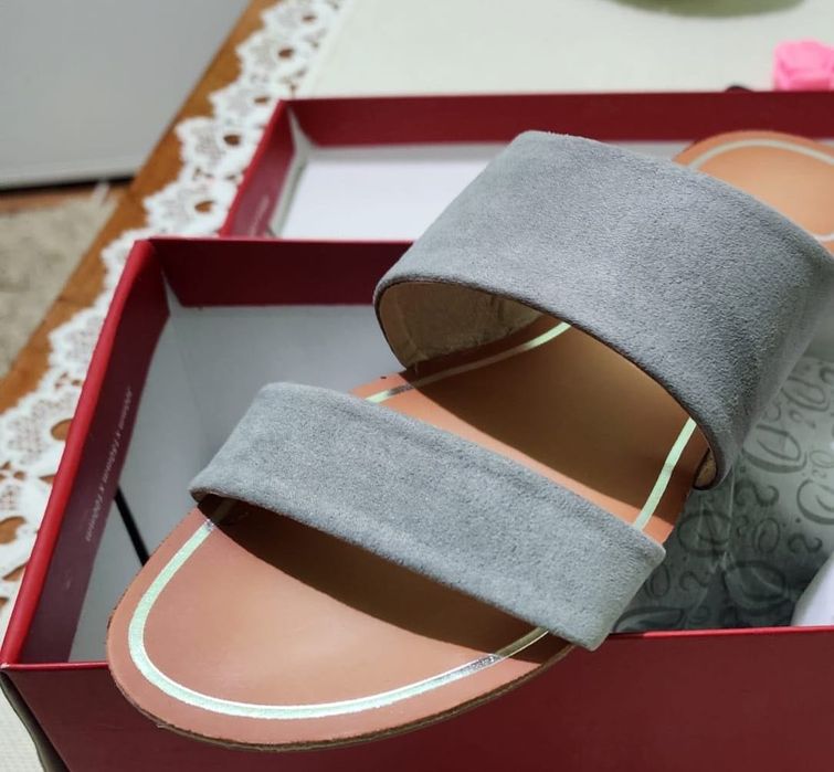 Papuci S Oliver gri măsura 38