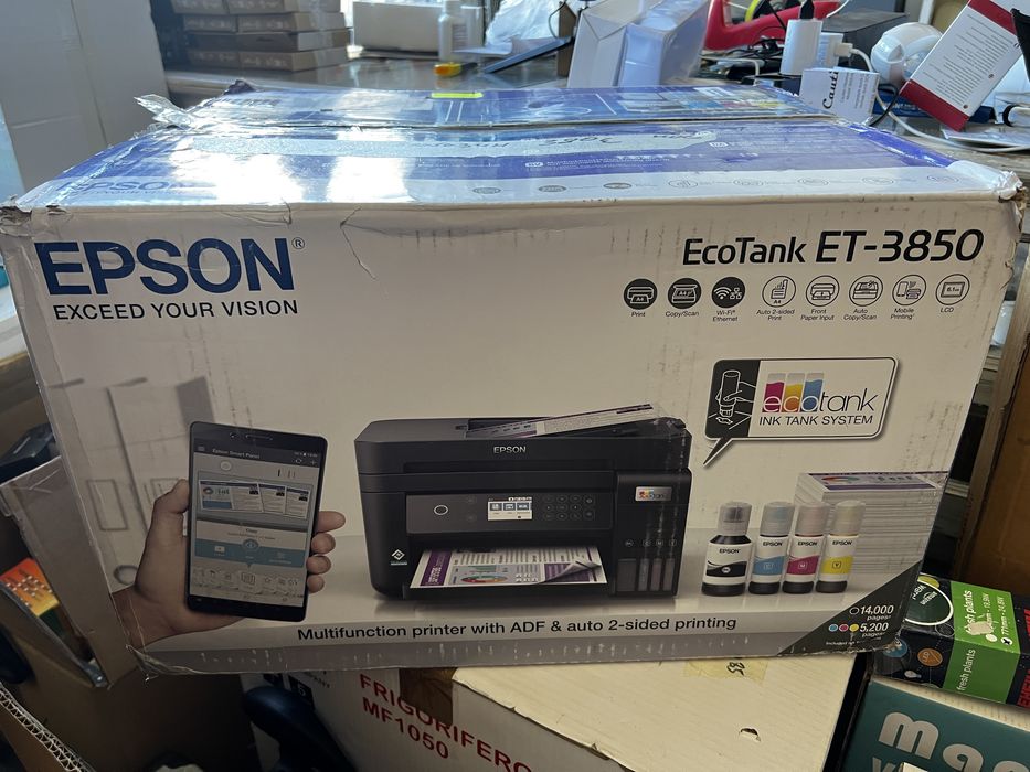 Epson EcoTank ET-3850 – мултифункционален цветен принтер с Wi-Fi