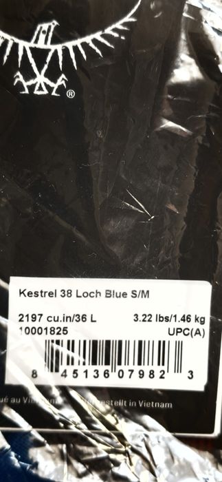 Osprey Kestrel 38