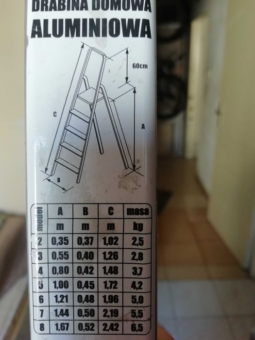 Стълба CASA SI , 4 стъпала, Алуминиева