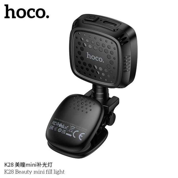 Hoco K28 Селфи-лампа 9 уровней яркости 2700K-6500K Samsung iPhone 17