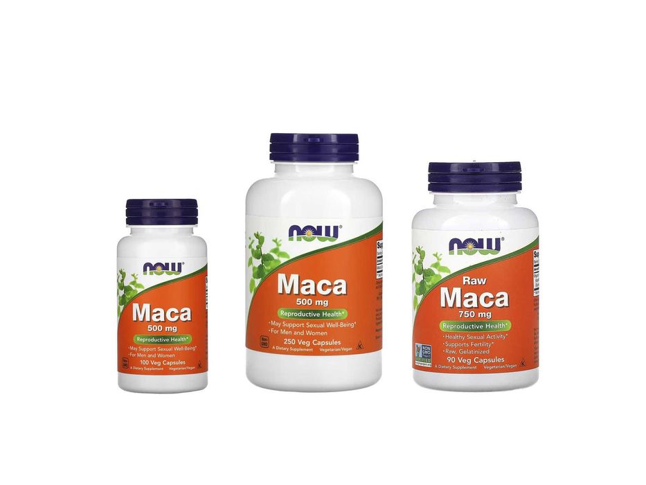 NOW Foods Мака Maca 500 мг и 750 мг мака maca maka
