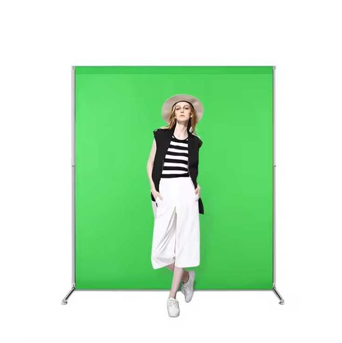 Переносной хромакей  фото фон из нержавеющей стали