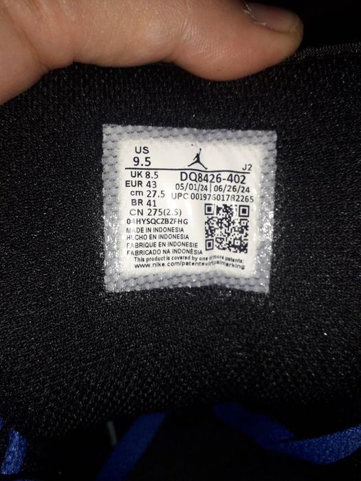 Фирменные кроссовки Nike Jordan размер 43