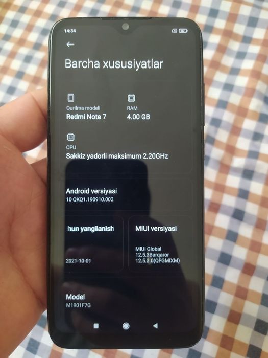 Redmi note 7 sotiladi