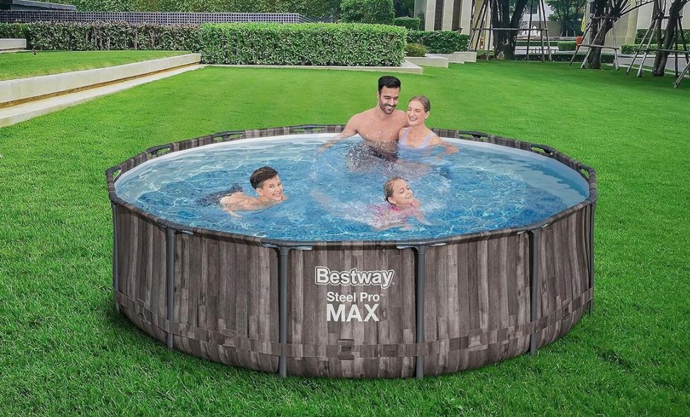 НАВ Луксозен басейн BESTWAY 4.27м-1.07м  пълен комплект