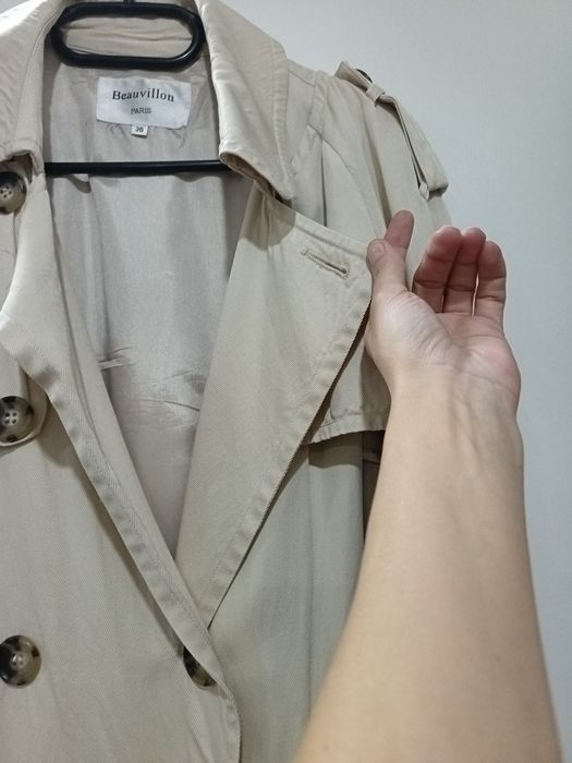 Trench transformabil Beauvillon, cu maneci detasabile