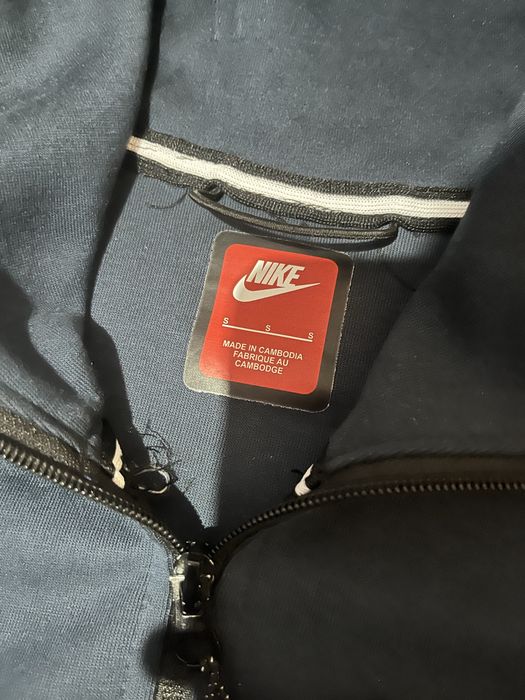 tech fleece темно синий