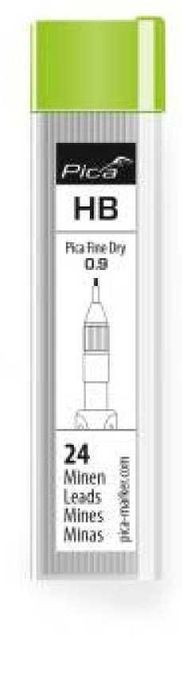 Creion mecanic PICA Fine Dry 7070 +set mine 0.9 mm 24 buc 7030