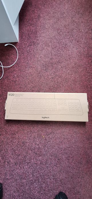 Tastatura Logitech noua K120 cu fir și mufa USB/45 lei