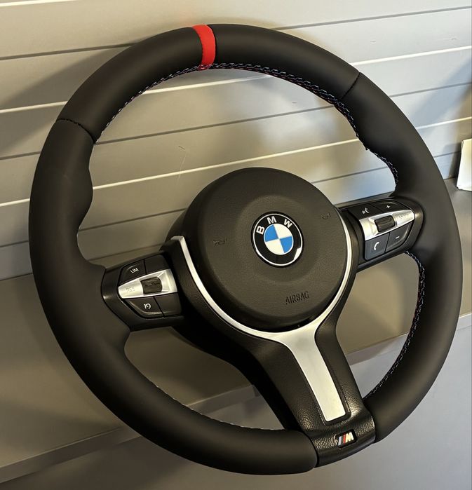 Volan M airbag rotund impecabil original Bmw seria 1 3 4 F20 F21 F20 F30 F32 F35 F31 cod 3074437 Bmw