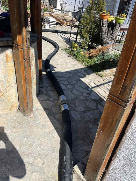 Услуга със стационарна бетон  помпа