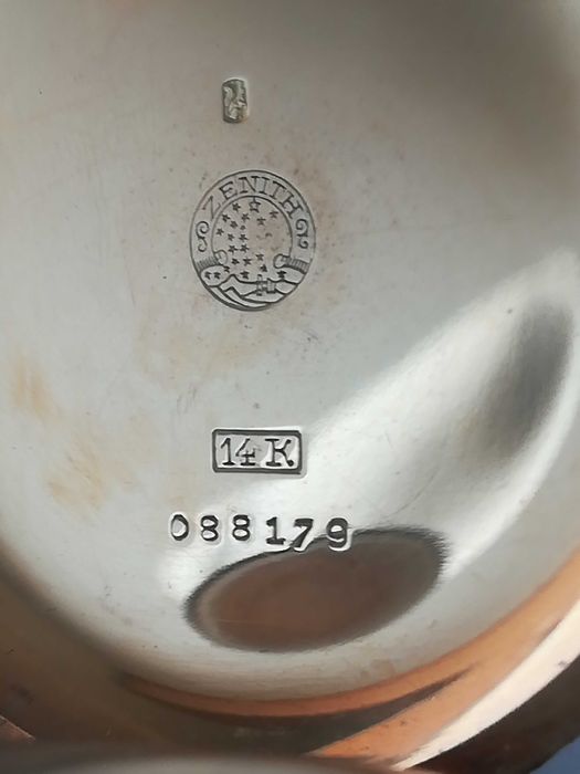 ZENITH джобен часовник, златен 14к/Gold 14k, перфектен, рядък