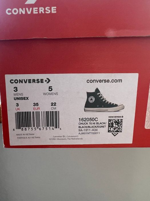 Высокие кеды Converse