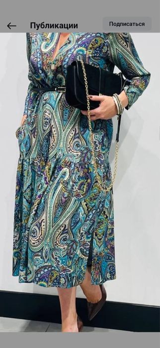 Шелковое платье турецкий