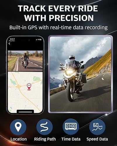 Нова Mio MiVue MP30 2.5K Мотоциклетна Камера GPS WiFi IP67 за каска мотор
