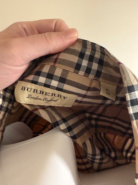 Рубашка Burberry, размер XL оригинал