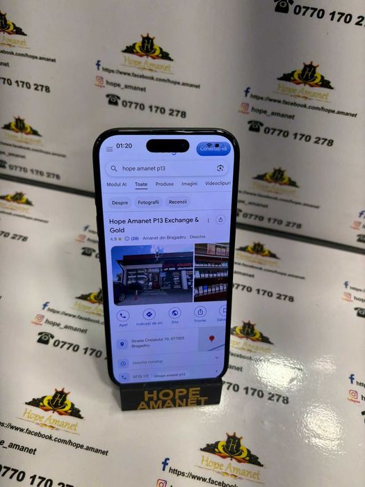 Hope Amanet P13 IPHONE 16 100% BAT 47 CICLURI