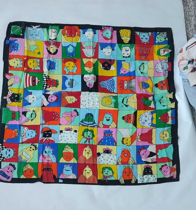 Копринен шал hundertwasser,Loredano,Tie rack,enrico ferri,ritzenhoff