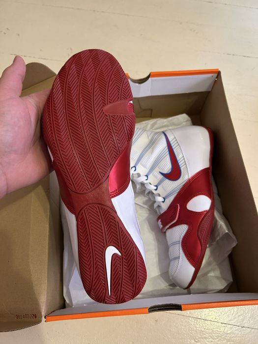Nike Hyperko Boxing Boots white/varsity red EU 46  боксови обувки