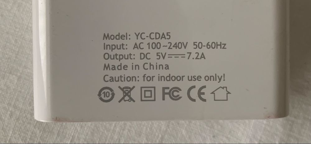 Мультизарядное устройство с USB-A