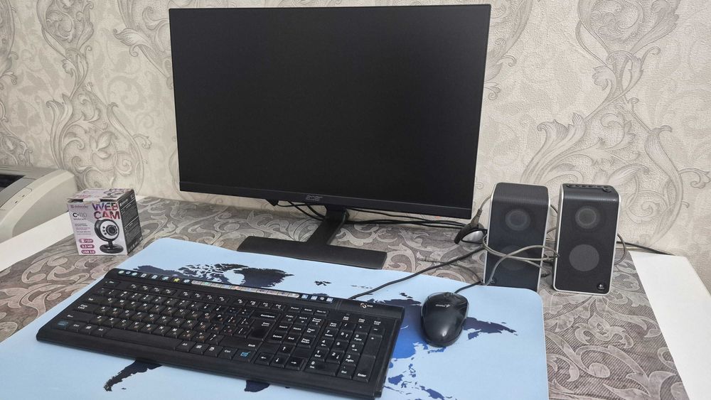 Компьютер HP i5, монитор Acer 24", принтер HP 1020, UPS и переферия