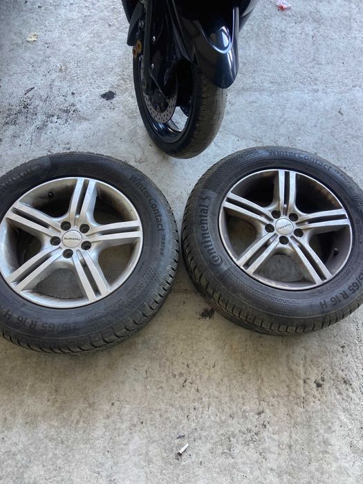 Гуми с джанти Субаро 215/65R16