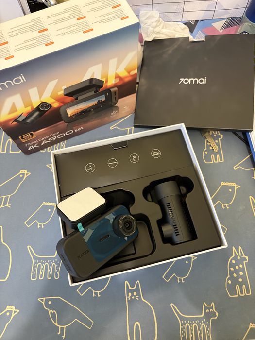 70mai Dash Cam 4K A900 – NOUĂ – 4K + 4K față/spate – model nou lansat