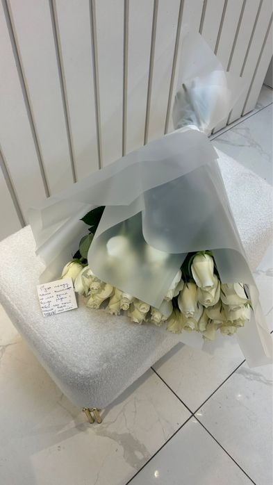 Роза свежие 25 штук метровые