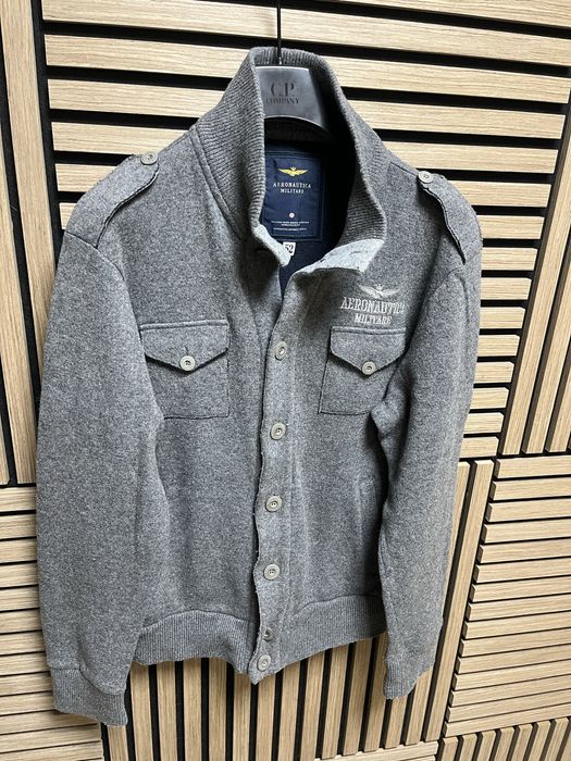 Aeronautica Militare : Wool Jacket - Вълнено яке/жилетка 52/Л Оригинал