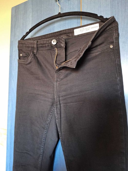 Blugi negri damă Esmara Super Skinny Fit mărimea 42