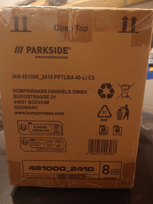 Suflanta parkside performance 40V