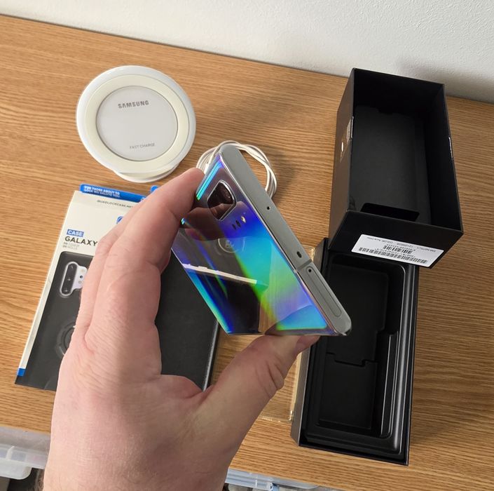 Samsung Galaxy Note 10+ (5G) impecabil+bonus incarcator Wireless si huse