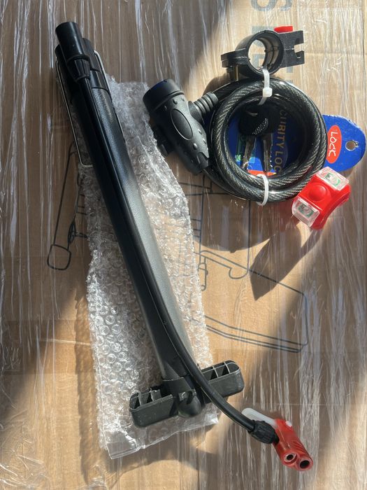 Продам вело насос и замок