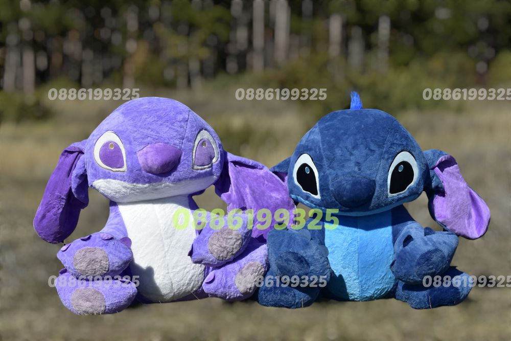 Голям и пухкав плюшен Стич Син и Лилав, Голям плюшен Стич Lilo Stitch