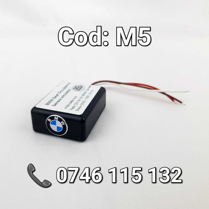 Modul Plasă Scaun BMW–Cu 3 Fire–Passenger Occupancy Sensor(SBE)–DIP Switch–Anulator Eroare Airbag Pasager–E36 E39 E46 E53 E60 E61 E63 E65 E87 E90 – M5