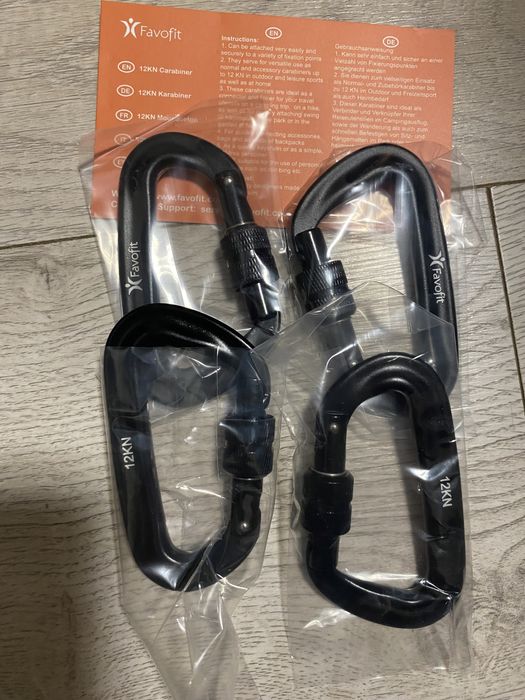 Carabiniere Favofit cu blocare 1200kg/fiecare