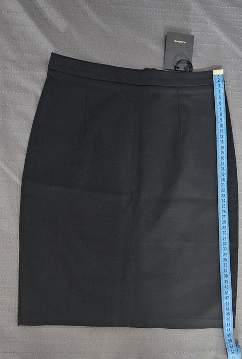 Fusta conica, negru, Honigman, marime 34