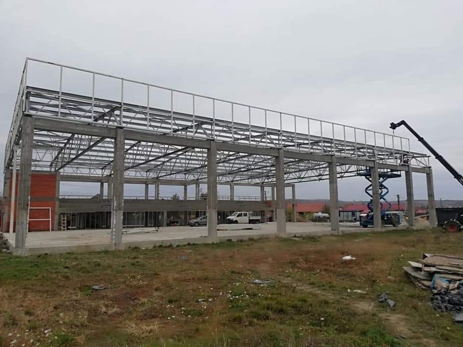 Vand hala metalice oferim proiect fundatii pardoseli beton panouri dok