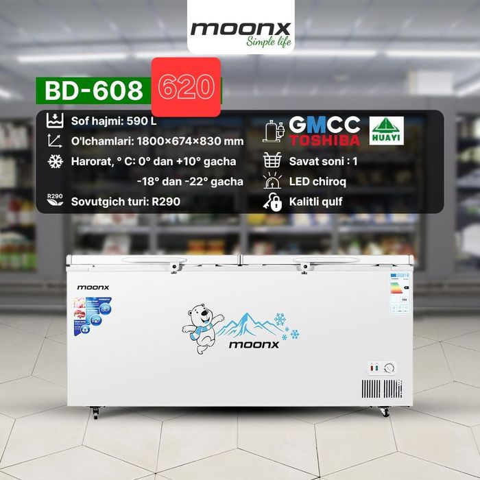 Muzlatgich 730 litr moonx. Lg. Xing. Ugur