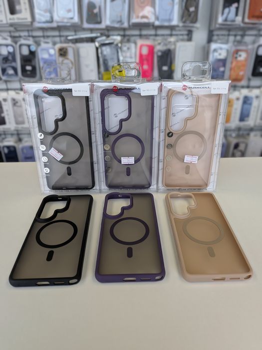 Folie, Cablu, Încărcător, Husa fumurie cu MagSafe Samsung S26 Ultra