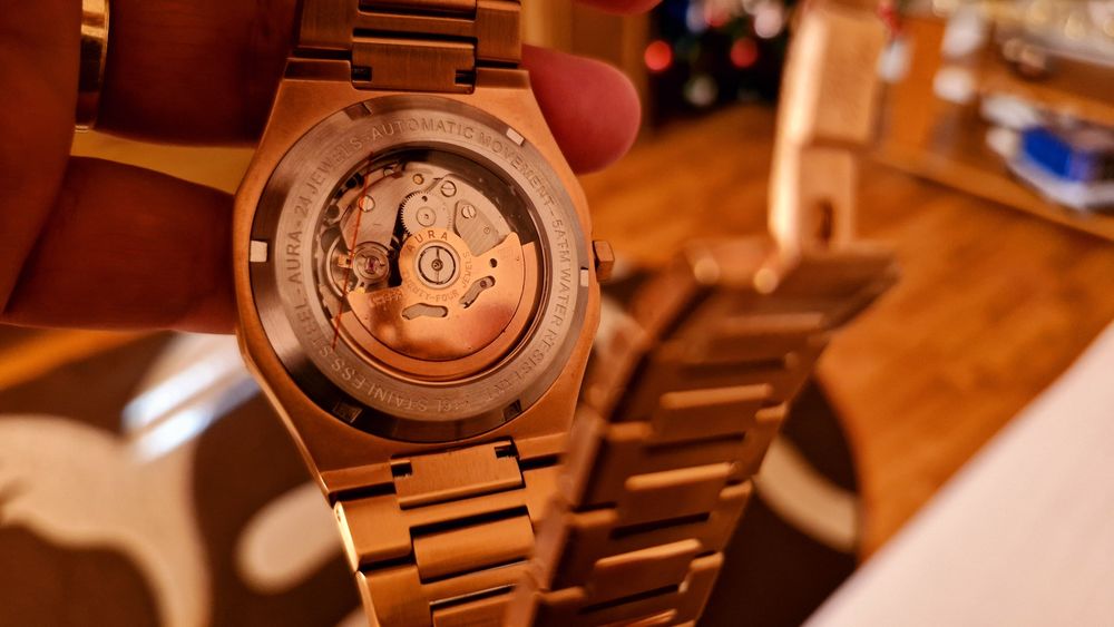 Ceas barbatesc AURA automatic