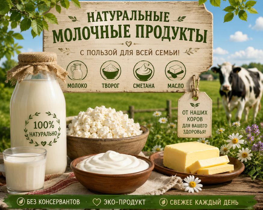 Натуралное молоко