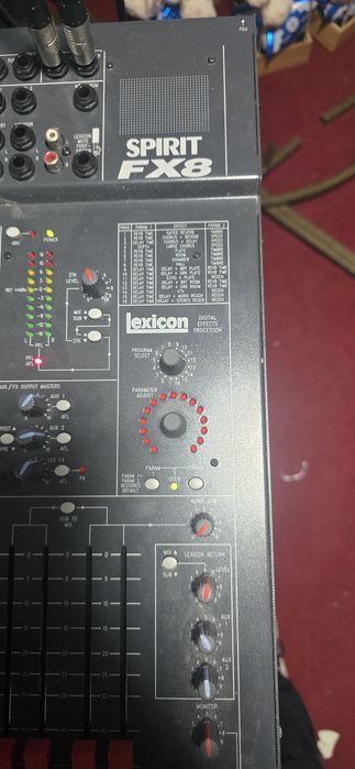 Mixer Soundcraft Spirit FX8 + husa Gator